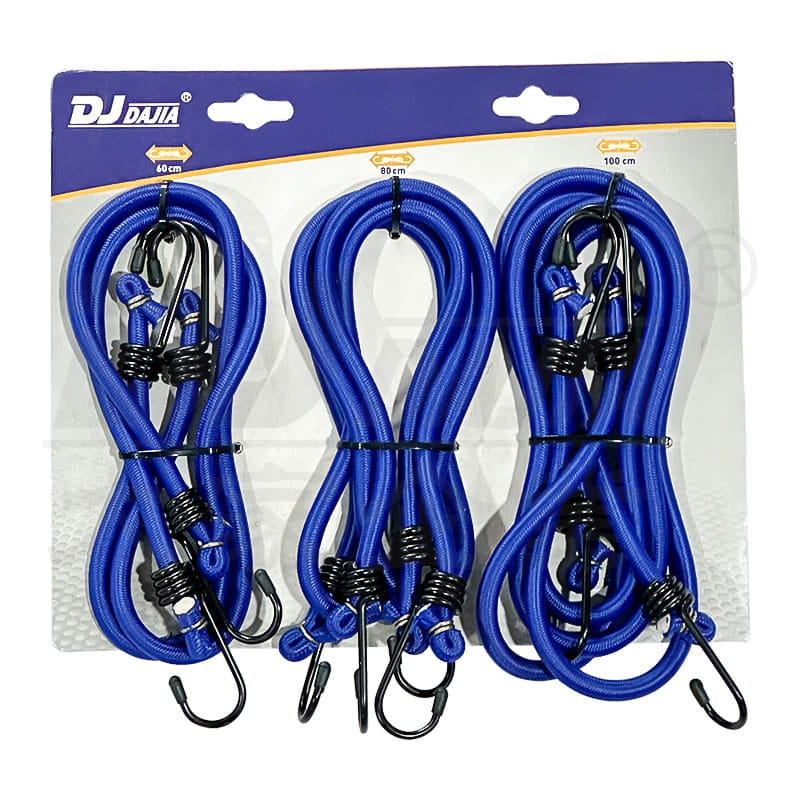8mm enjeksiyon çelik kanca hafif bungee kordonları
